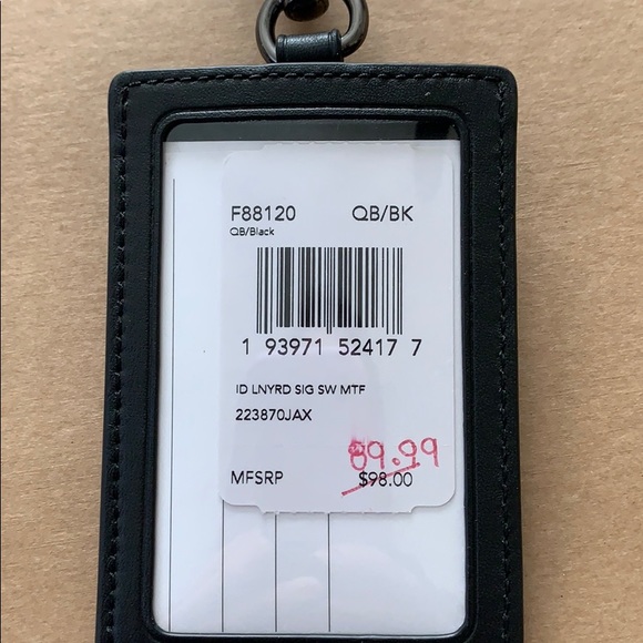 Coach Star Wars Leather ID Lanyard Darth Vader - Picture 4 of 8